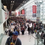 Inside the hall the lines were even worse